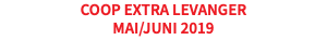 Coop Extra Levanger  Mai/Juni 2019